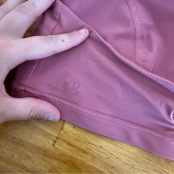 Lululemon Shoreline Cherry Tint Mauve Padded Bikini Top Size 8 - Picture 5 of 5